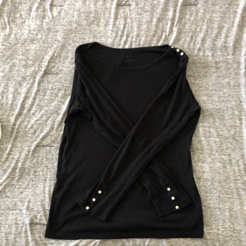 Gap Black Cotton Long Sleeve